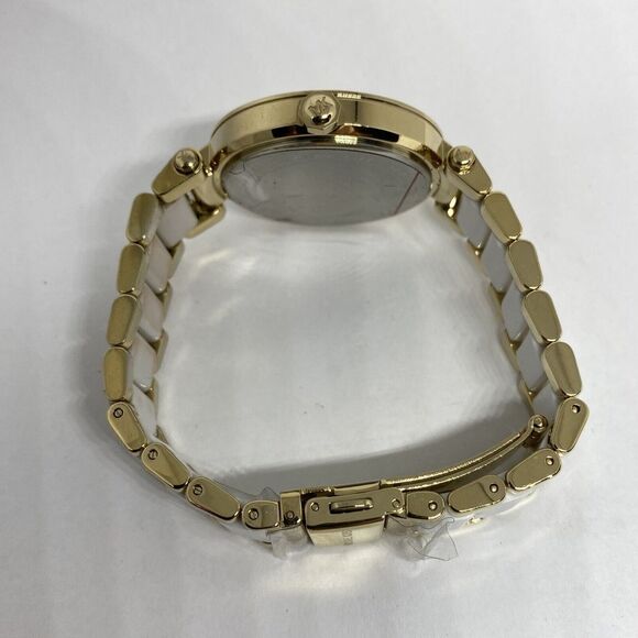 Michael Kors MK6374 Women's Stainless Steel Analog Gold Dial Quartz Watch WO684 - Picture 11 of 12